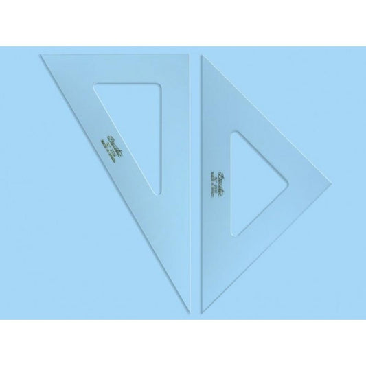 ESQUADRO ACRILICO 2mm 21cm 45º TRIDENT 2521