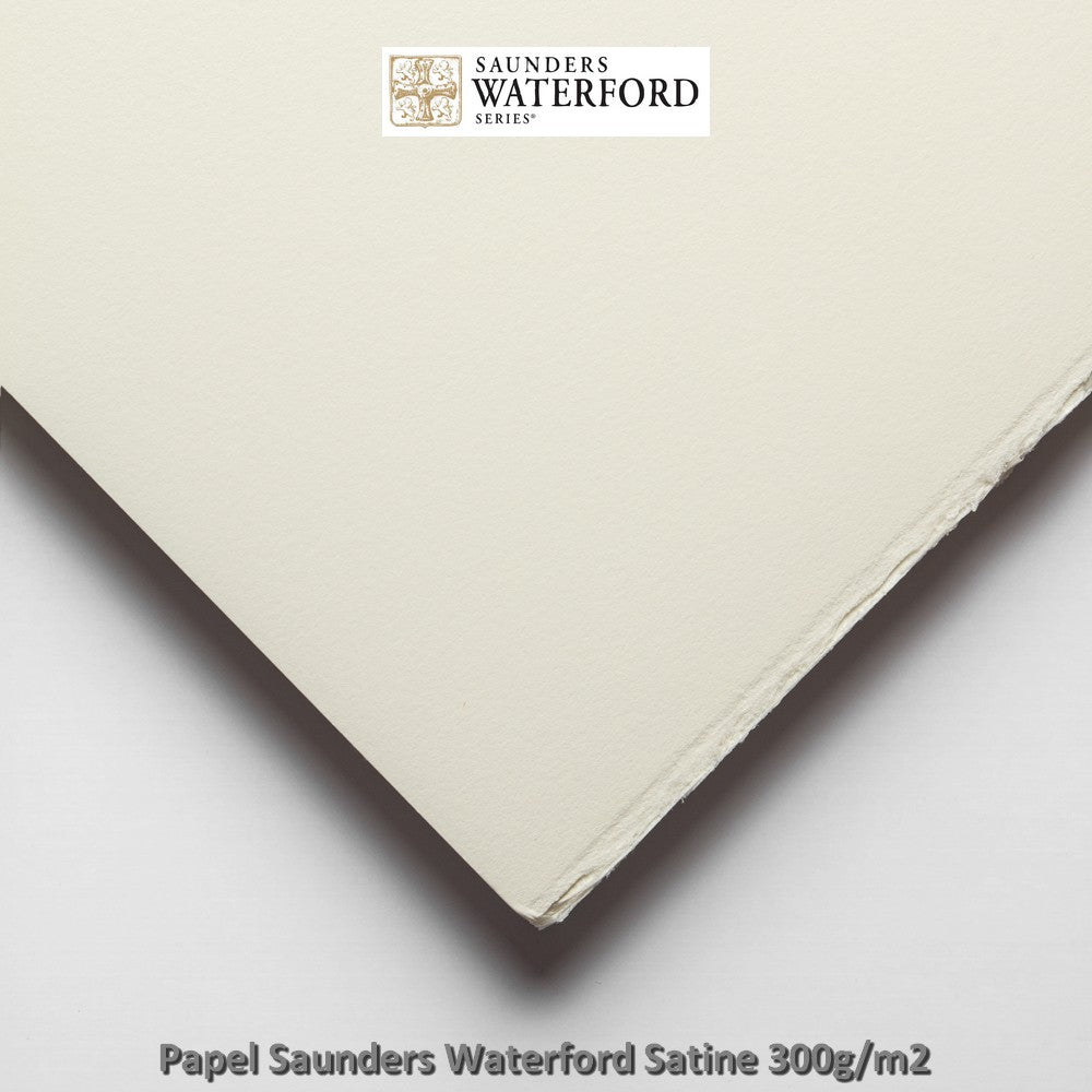 PAPEL SAUNDERS WATERFORD (CUTHBERTS) SATINE 300G/M2 56X76