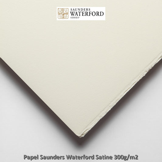 PAPEL SAUNDERS WATERFORD (CUTHBERTS) SATINE 300G/M2 56X76