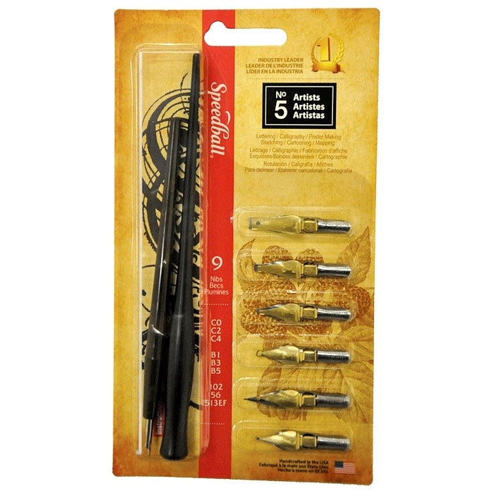 CANETA CALLIGRAPHY SPEEDBALL 2962 Nº 5 ARTISTS PROJECT