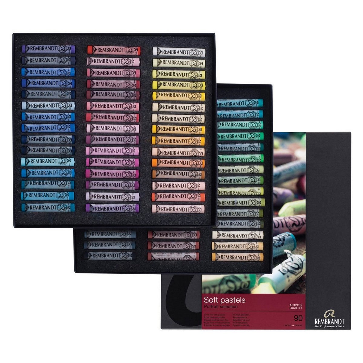 PASTEL SECO SOFT TALENS REMBRANDT 090 CORES PORTRAIT