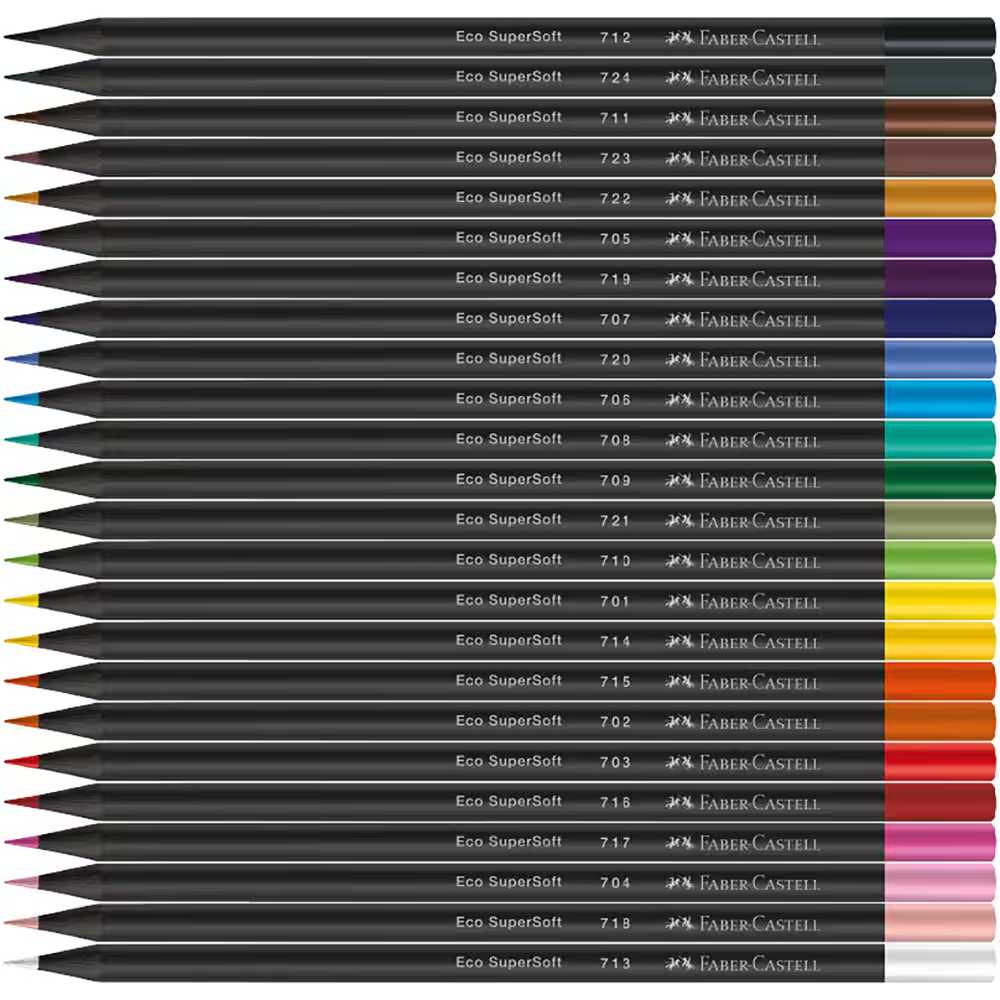 LAPIS COR FABER SUPERSOFT 024 CORES