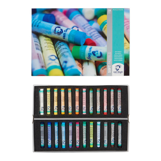 PASTEL SECO SOFT TALENS VAN GOGH ESTOJO 24 CORES GENERAL