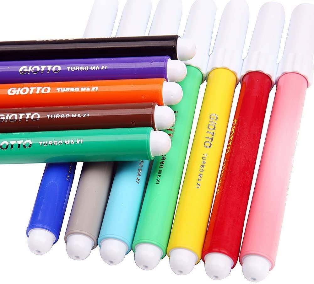 CANETA HIDROCOR GIOTTO TURBO MAXI 12 CORES