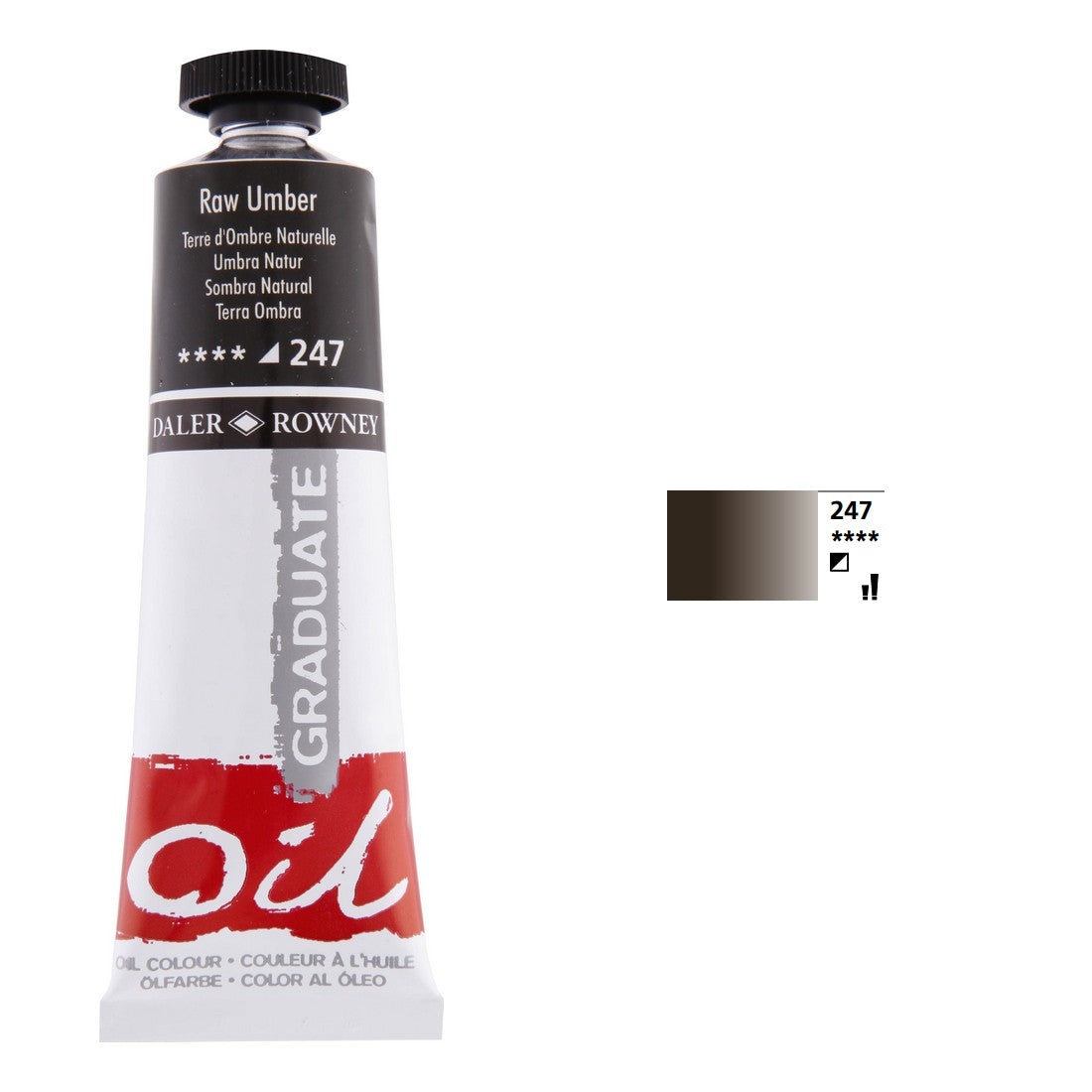 OLEO DALER ROWNEY GRADUATE 38ML 247 RAW UMBER