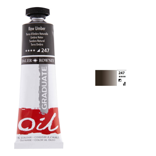 OLEO DALER ROWNEY GRADUATE 38ML 247 RAW UMBER
