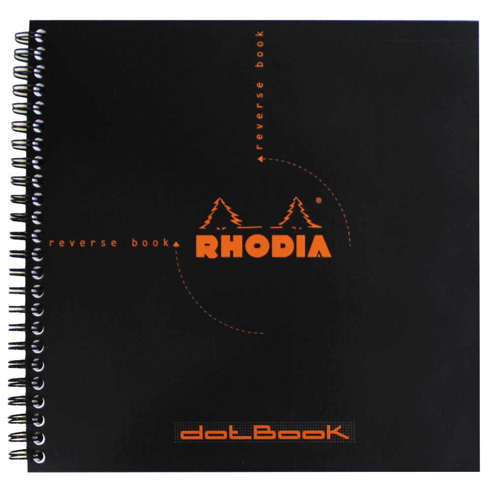 CADERNO DOTBOOK RHODIA 21X21 80G C/80 BLACK PONTILHADO