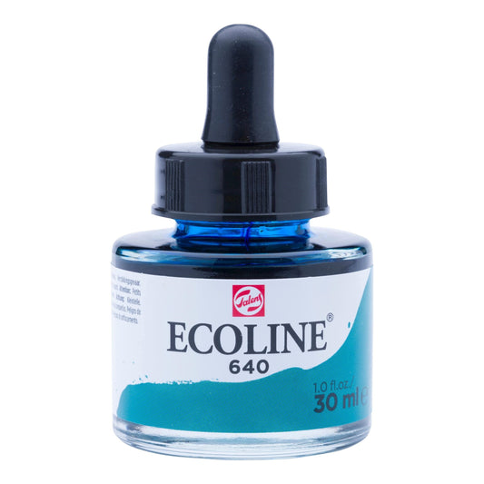 AQUARELA TALENS ECOLINE 30ML 640 BLUISH GREEN