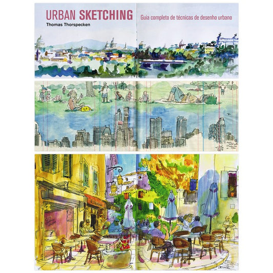 LIVRO "URBAN SKETCHING - GUIA COMPLETO" THOMAS THORSPECKEN