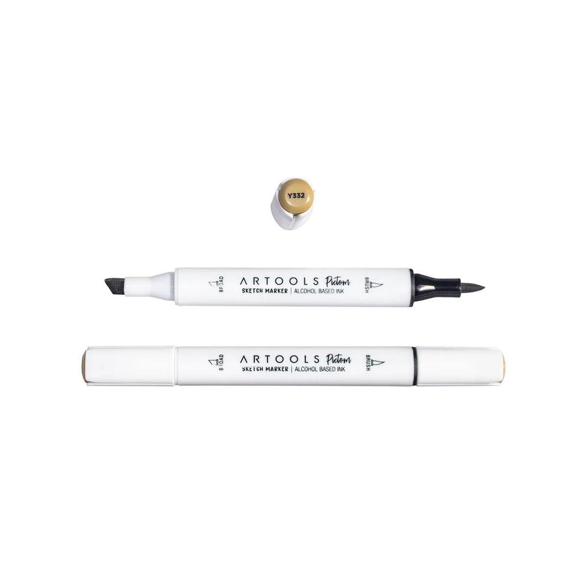 MARCADOR ARTOOLS PICTOM PONTA DUPLA WALNUT (Y332)