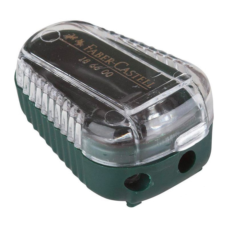 APONTADOR FABER CASTELL DUPLO PARA MINAS 2,0 E 3,15MM 186600