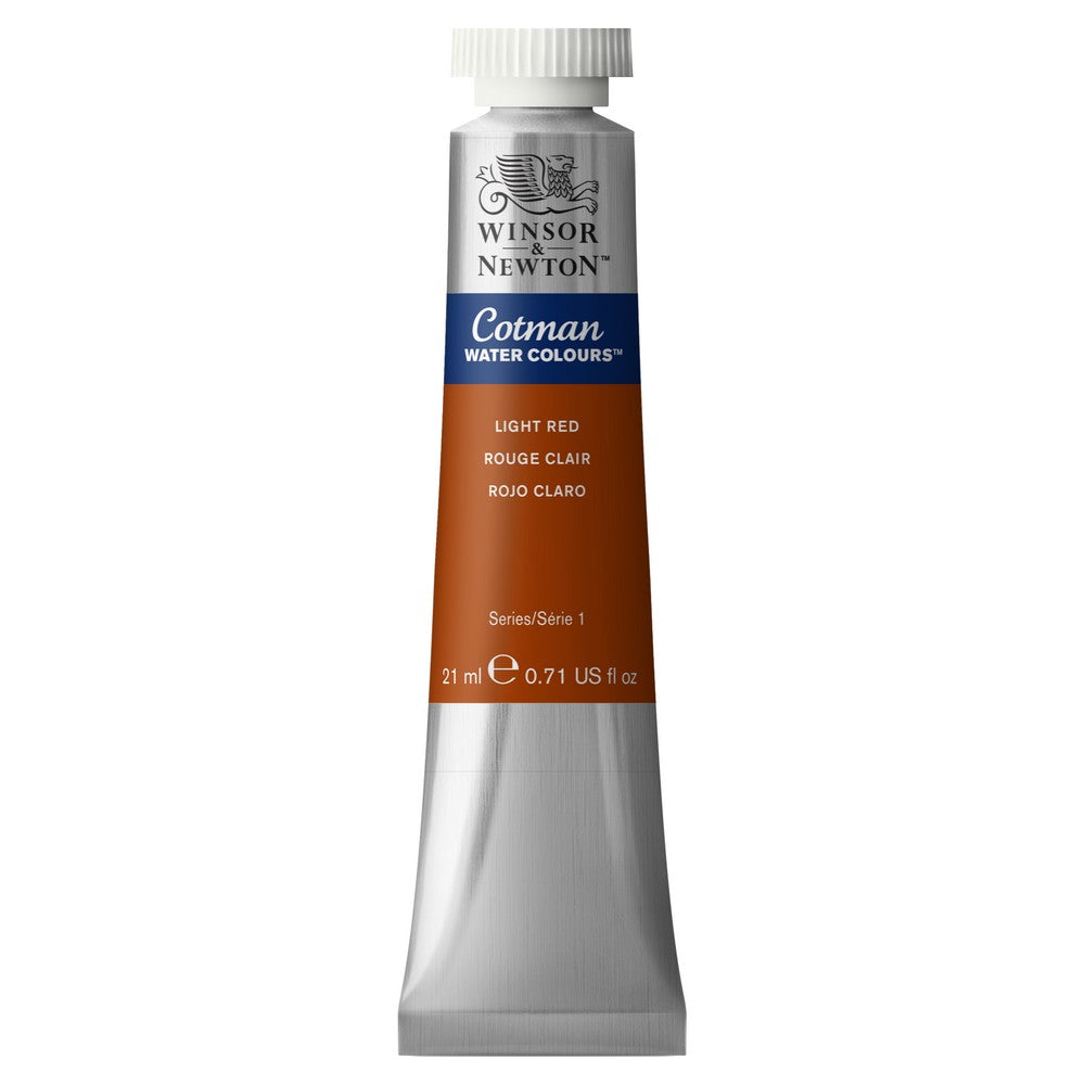 AQUARELA WINSOR NEWTON COTMAN 21ML LIGHT RED 0308362