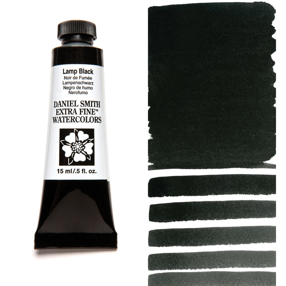 AQUARELA DANIEL SMITH 15ml EXTRA FINE Lamp Black 003