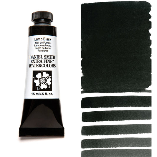 AQUARELA DANIEL SMITH 15ml EXTRA FINE Lamp Black 003