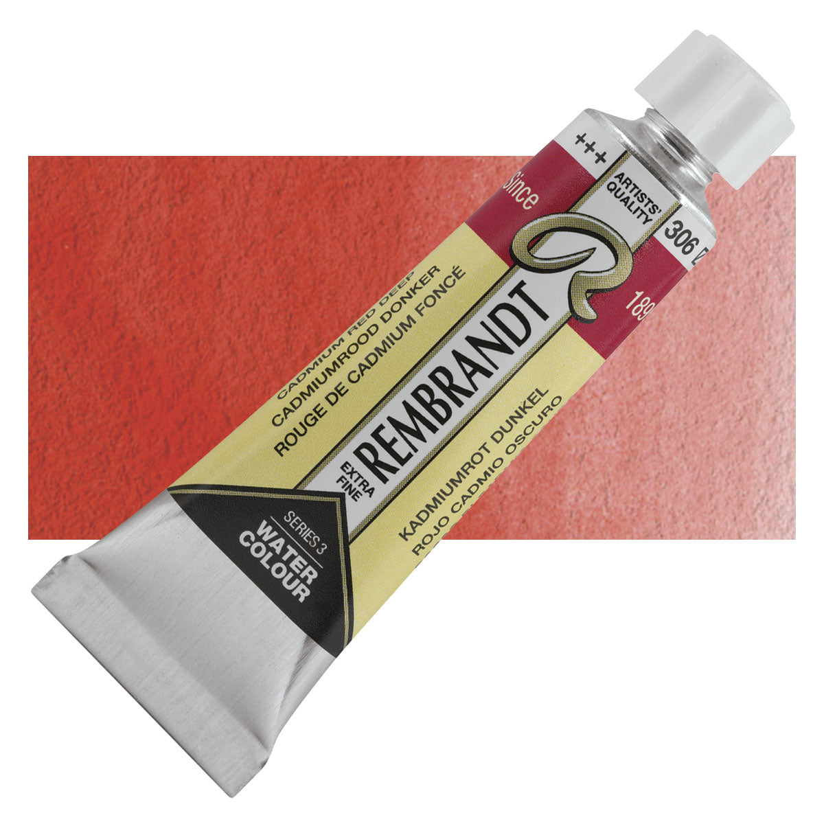 AQUARELA TALENS REMBRANDT 10ML 306 CADMIUM RED DEEP