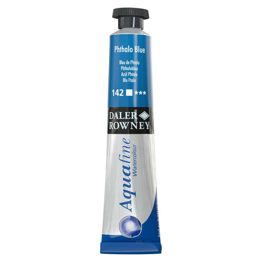 AQUARELA DALER ROWNEY AQUAFINE 8ML 142 AZUL FHTALO