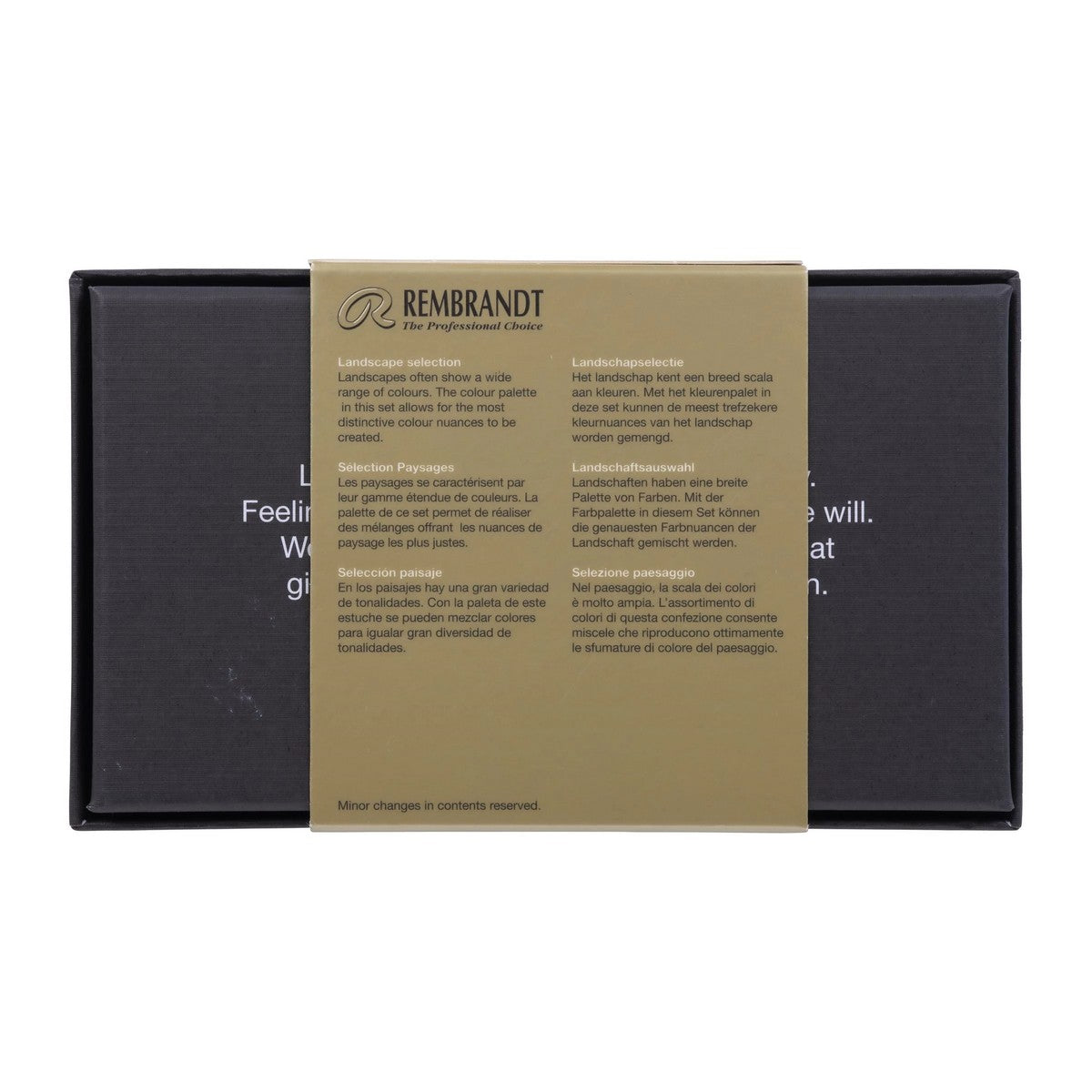 ESTOJO AQUARELA TALENS REMBRANDT 12 HALF LANDSCAPE SELECTION + BRUSH