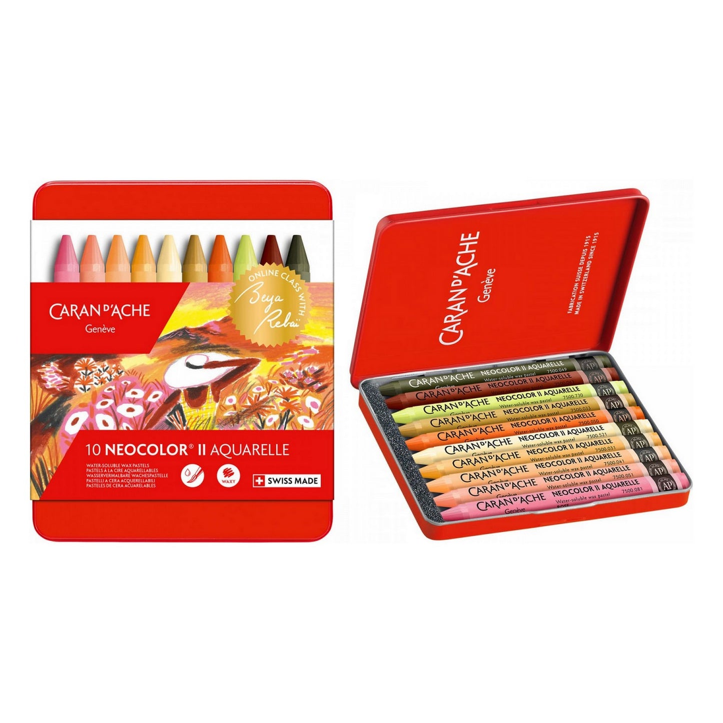 ESTOJO NEOCOLOR II 10 CORES BEYA REBAI WARM (QUENTE) 7500410