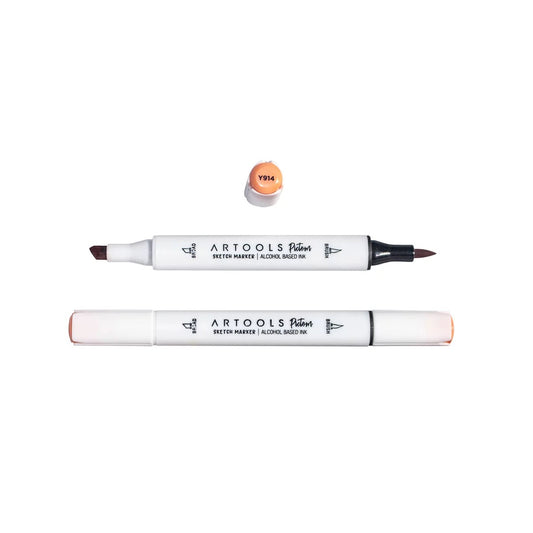 MARCADOR ARTOOLS PICTOM PONTA DUPLA LIGHT ZINNOBER (Y914)