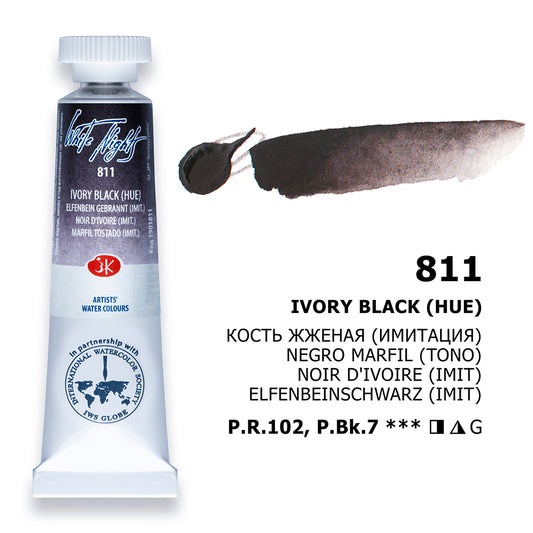 AQUARELA WHITE NIGHTS 811 IVORY BLACK 10ML S1
