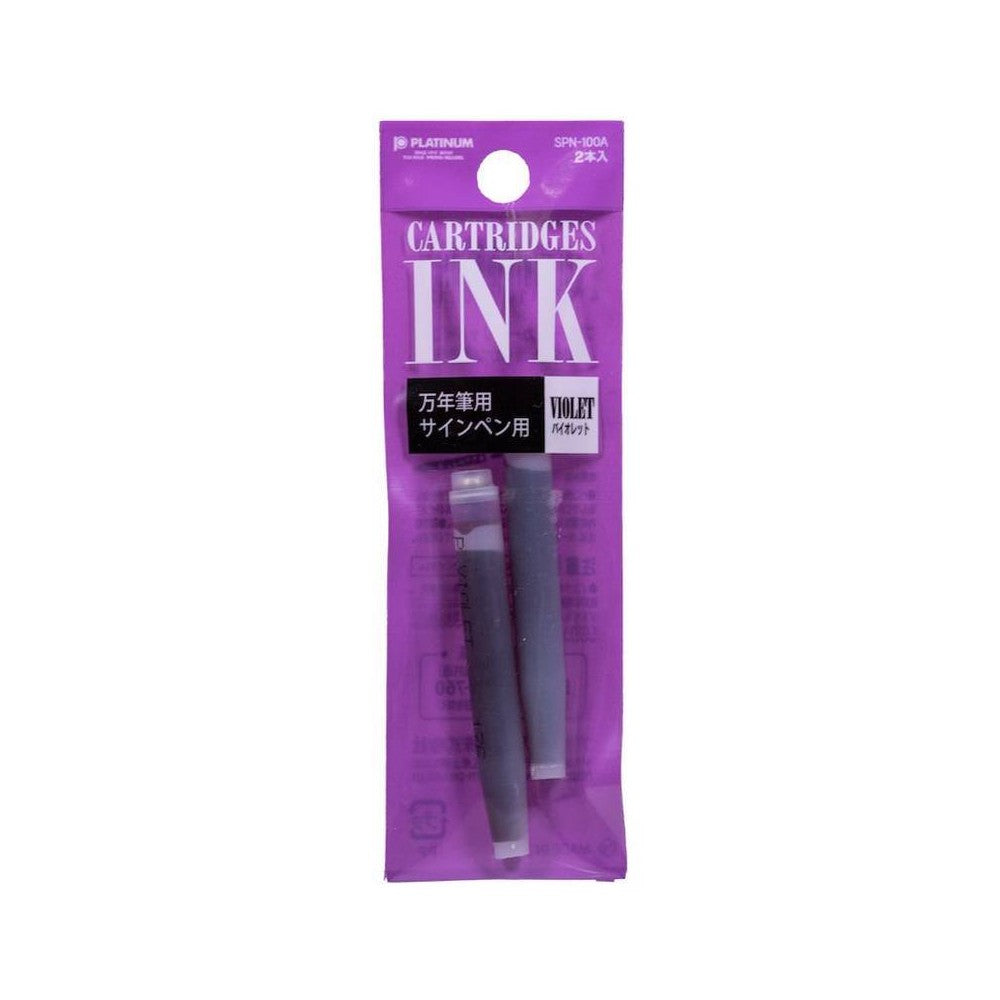 CARTUCHO TINTA PLATINUM C/2 VIOLET SPN-100A 28