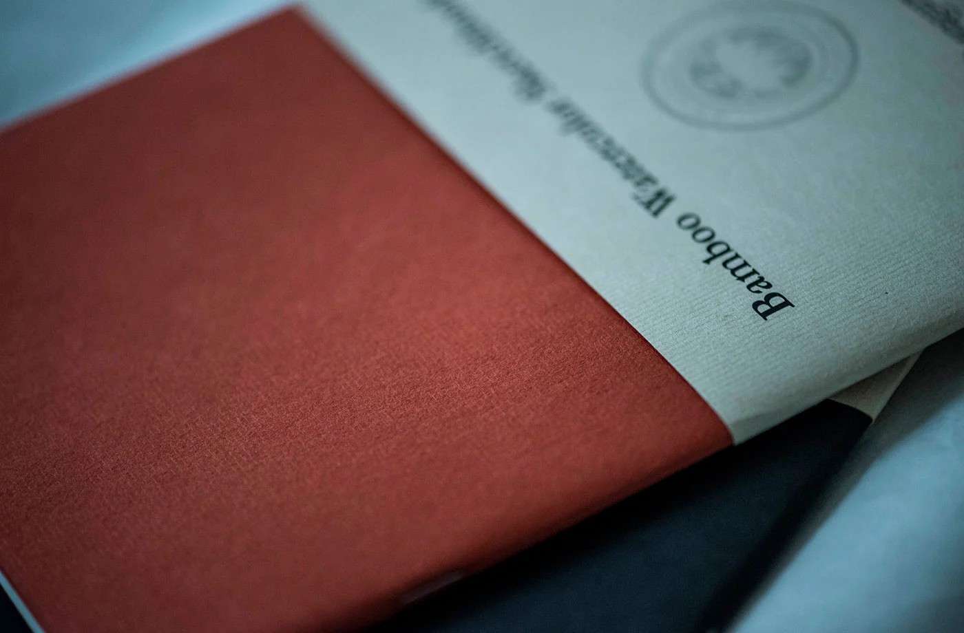 SKETCHBOOK AWAGAMI BAMBOO B5 RED 837421200