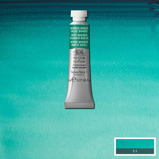 AQUARELA WINSOR NEWTON ARTISTS 5ml 719 WINSOR GREEN BLUE SHADE S1