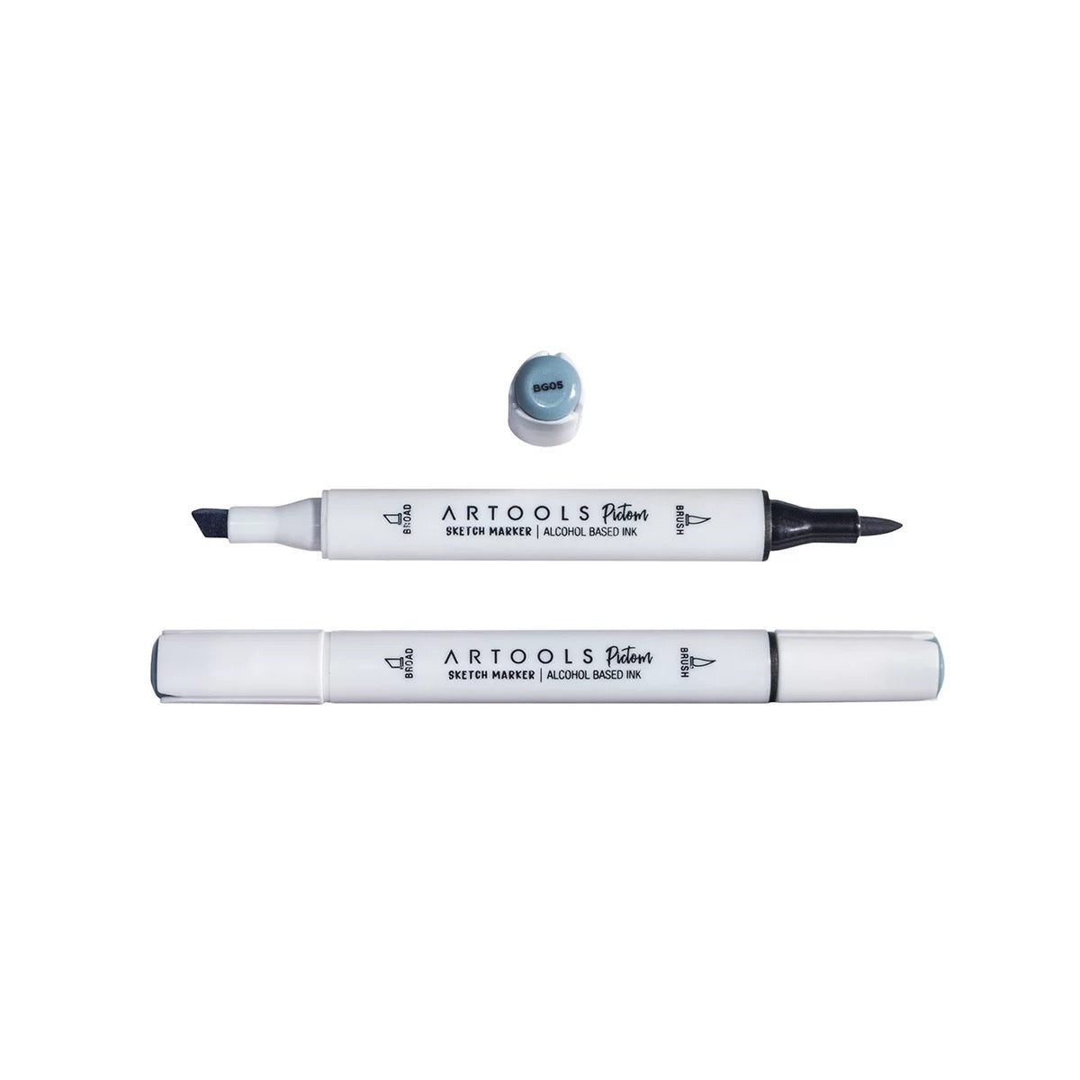 MARCADOR ARTOOLS PICTOM PONTA DUPLA BLUE GRAY 5 (BG05)
