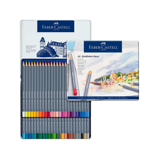 LAPIS AQUARELAVEL FABER CASTELL GOLDFABER 48 CORES 114648