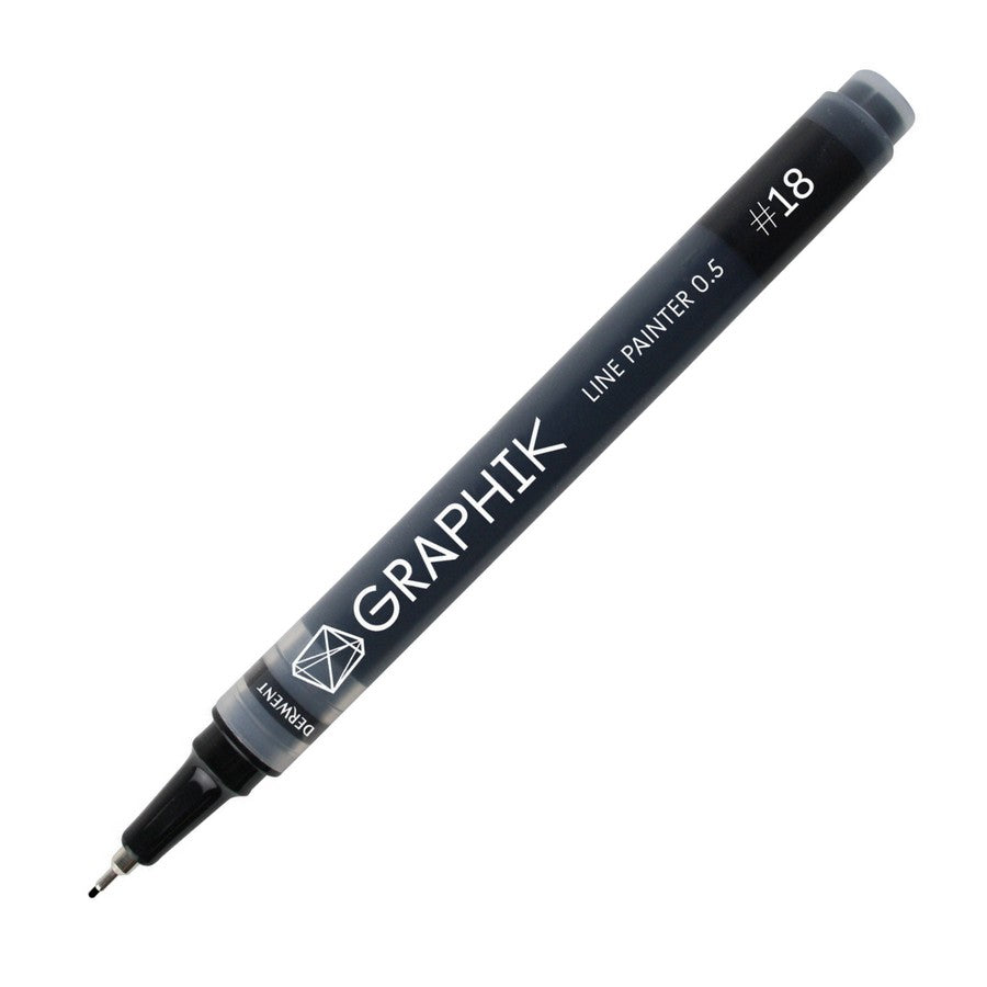CANETA DERWENT PAINT PEN 0,5MM 18 BLACK (#18 MAGIC)