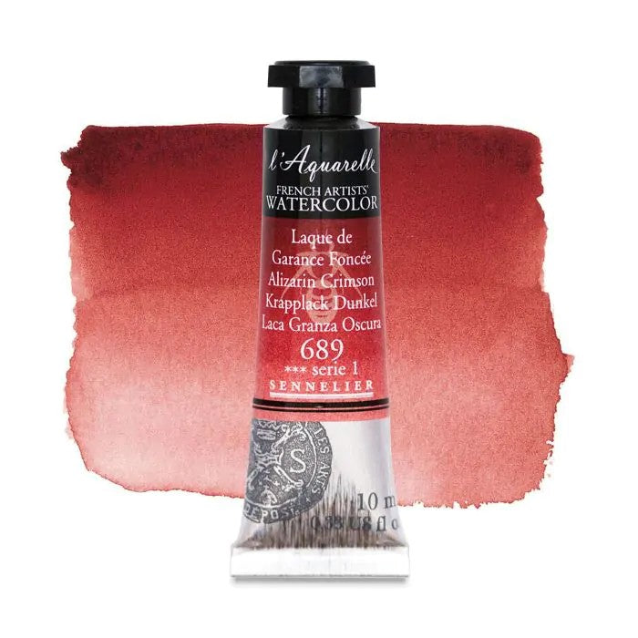 AQUARELA SENNELIER L'AQUARELLE 689 ALIZARIM CRIMSON 10ml S1