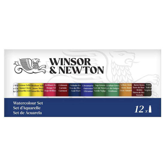 ESTOJO AQUARELA WINSOR NEWTON DISCOVER 12 CORES 10ML 2990001