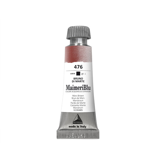 AQUARELA MAIMERIBLU ARTISTS 476 MARS BROWN 12ML S1