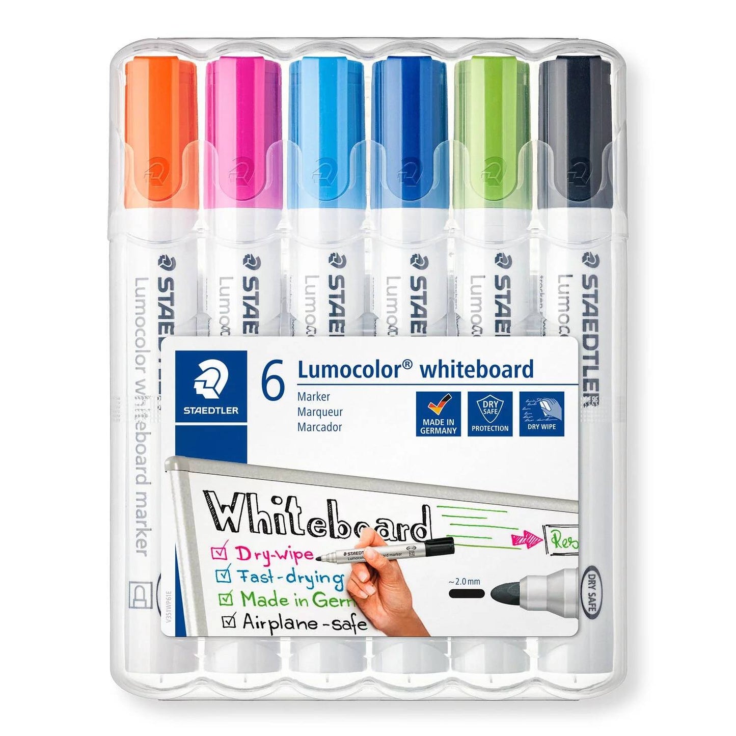 MARCADOR QUADRO BRANCO STAEDTLER C/ 06 CORES