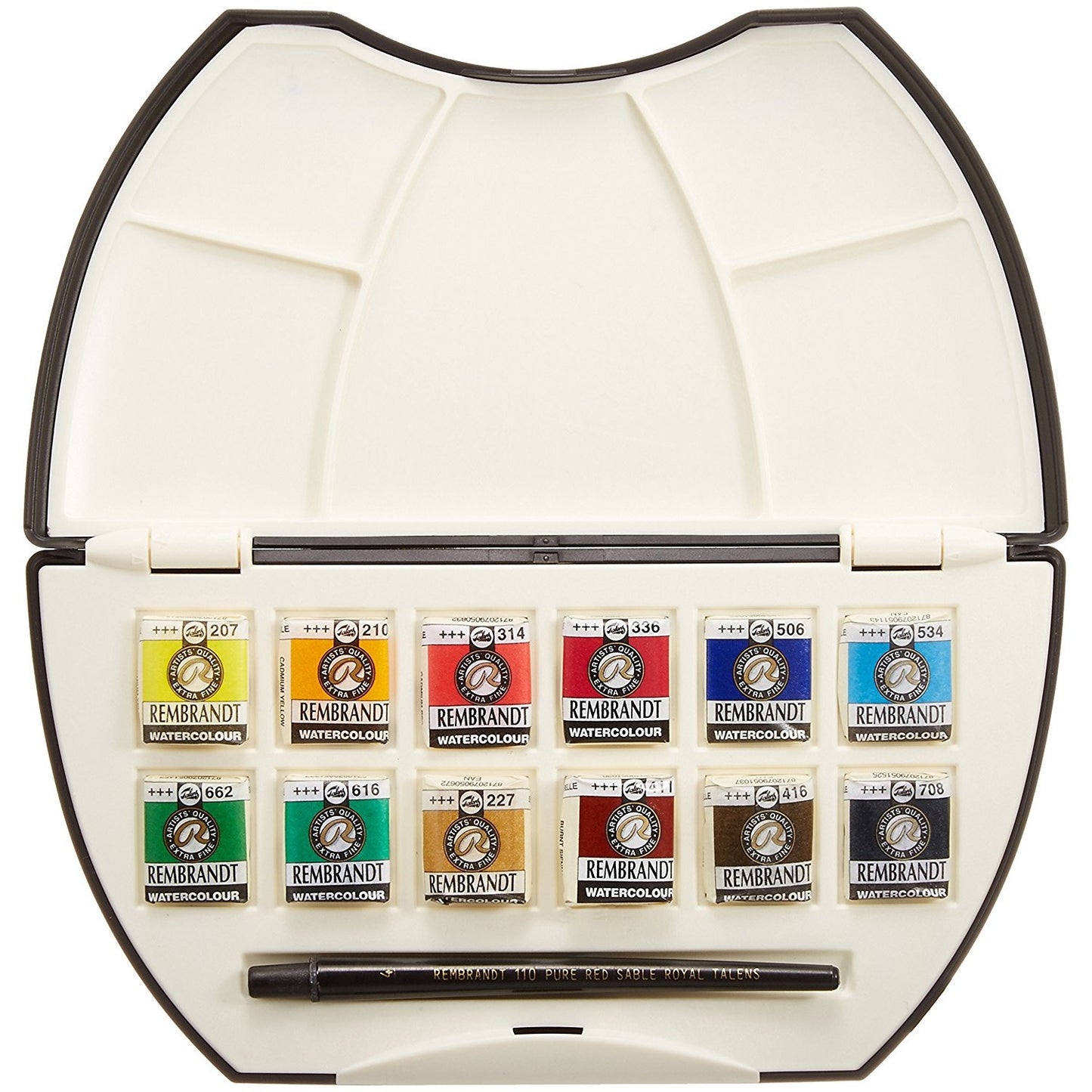 ESTOJO AQUARELA TALENS REMBRANDT 12 HALF PAN LUXURY BOX 1
