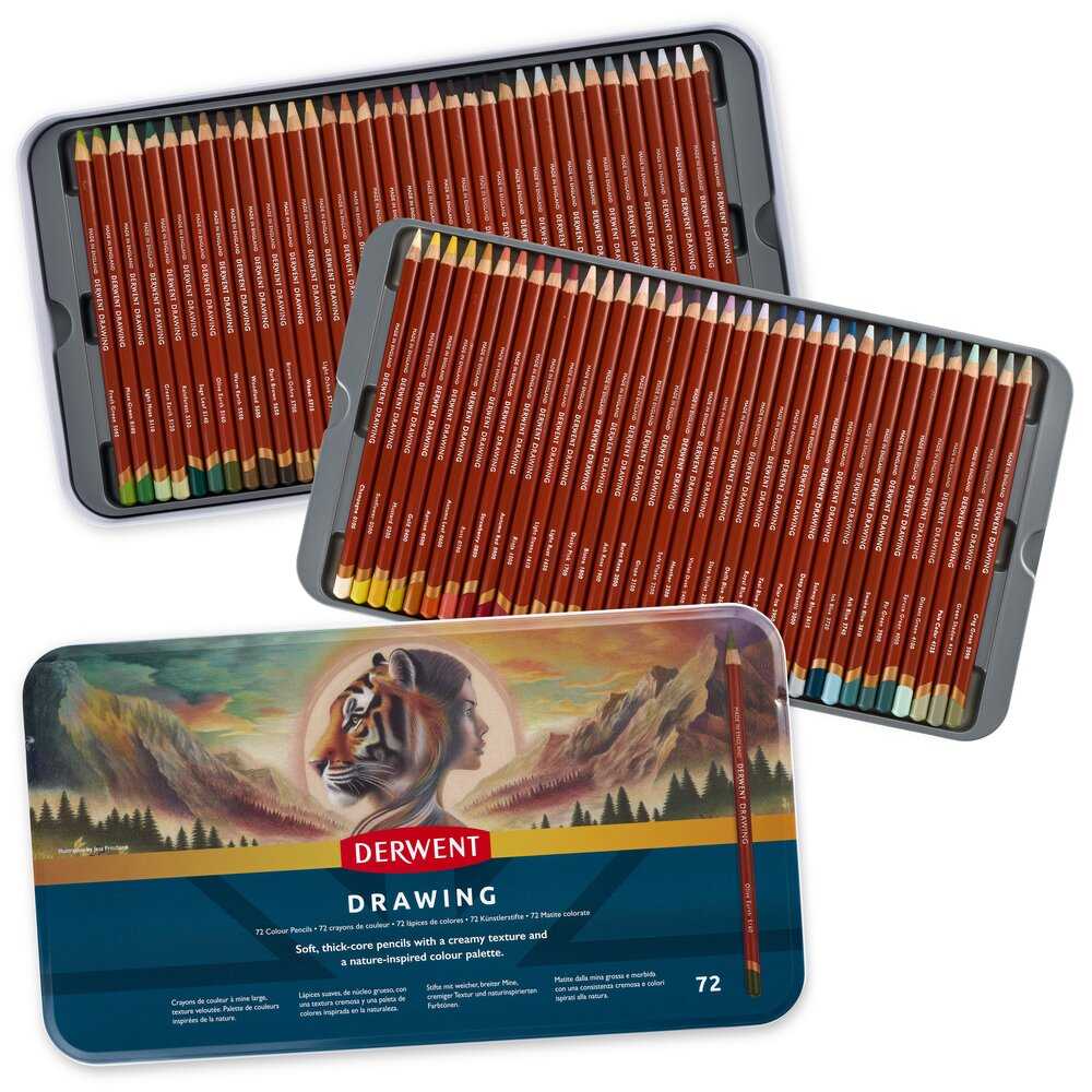 LAPIS ESBOÇO DERWENT DRAWING 72 CORES