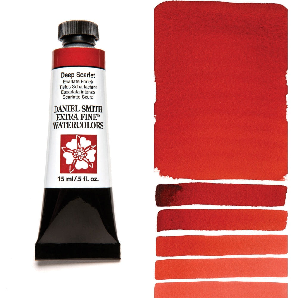 AQUARELA DANIEL SMITH 15ml EXTRA FINE Deep Scarlet 033