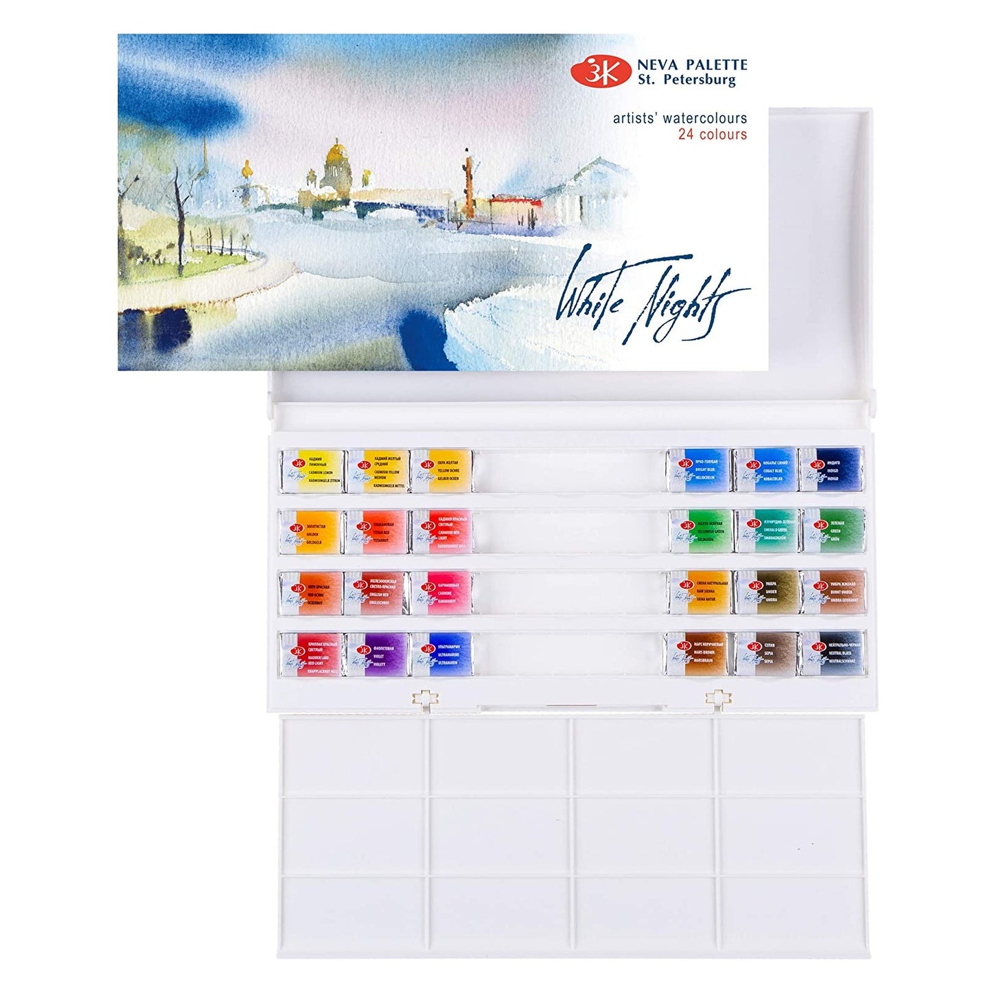 ESTOJO AQUARELA WHITE NIGHTS 24 PANS 19421583