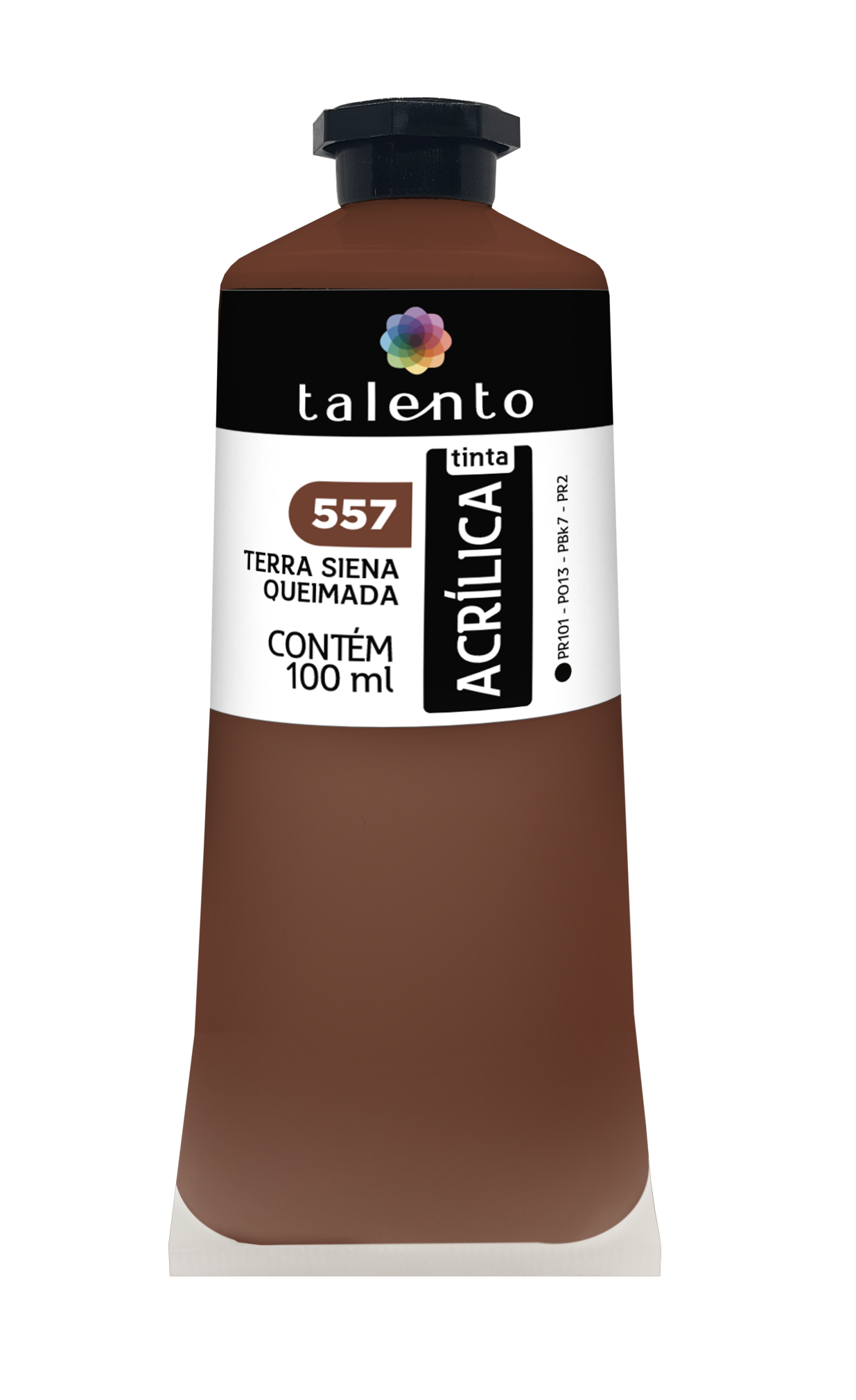 ACRILICA TALENTO 100ML 557 TERRA SIENA QUEIMADA