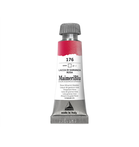 AQUARELA MAIMERIBLU ARTISTS 176 ROSE ALIZARIN MADDER 12ML S2