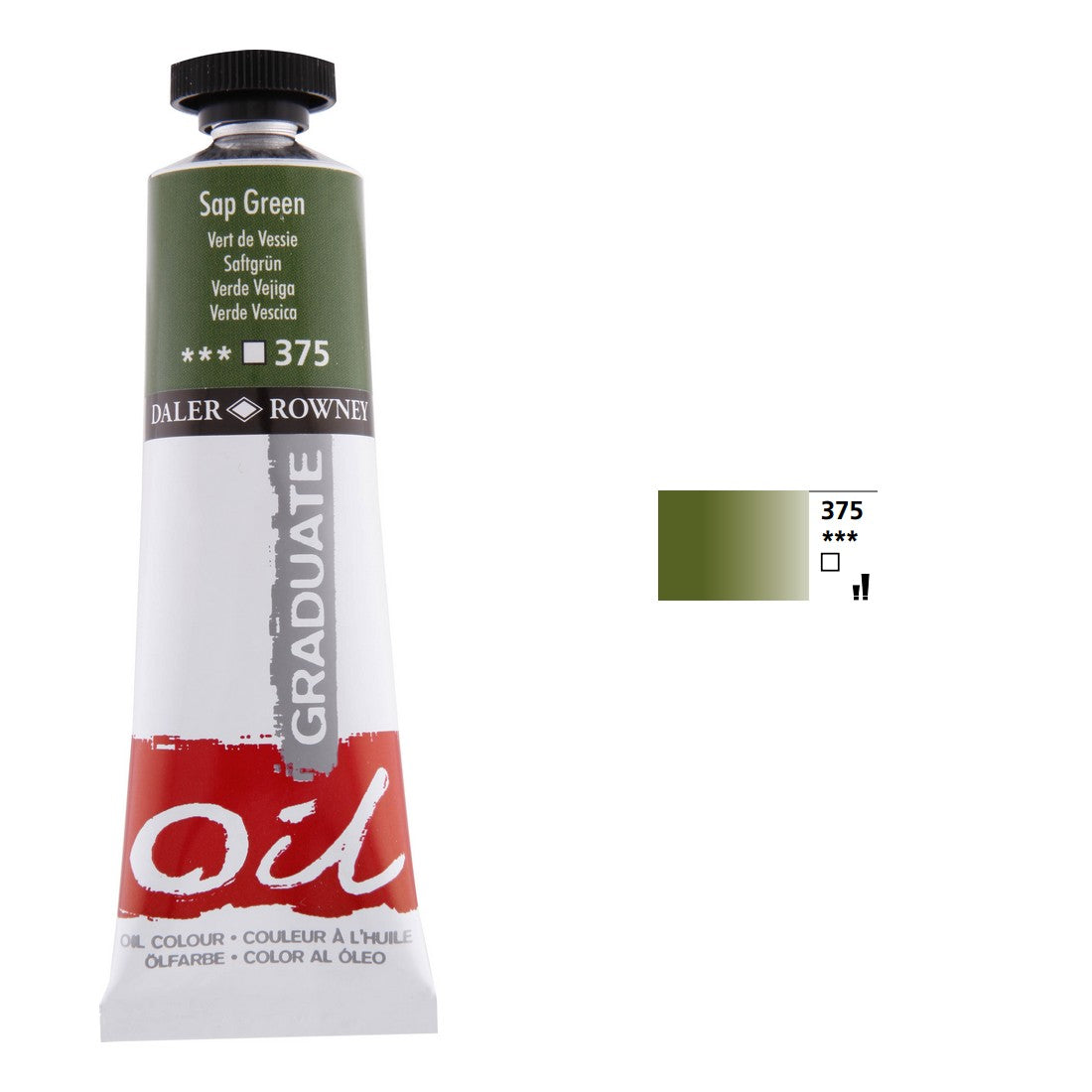 OLEO DALER ROWNEY GRADUATE 38ML 375 SAP GREEN