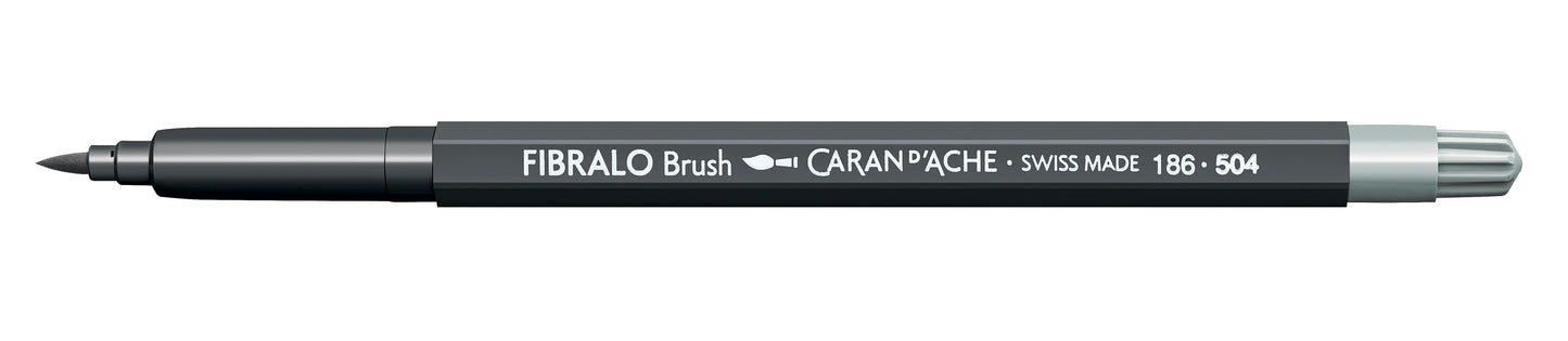 CANETA FIBRALO BRUSH 504 CINZA FRIO 186504