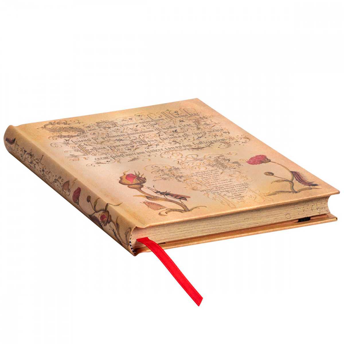 PAPERBLANKS FLEMISH ROSE MIDI 12x18cm PB8122-7