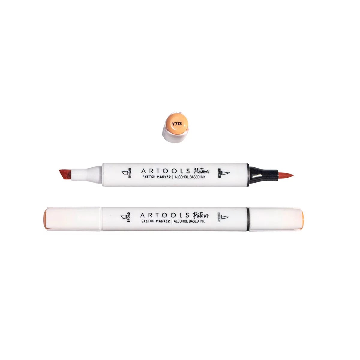 MARCADOR ARTOOLS PICTOM PONTA DUPLA SALMON (Y713)