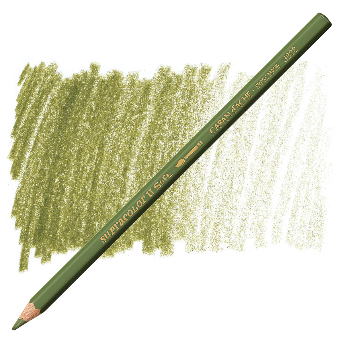 LAPIS AQUARELAVEL CARAN D´ACHE SUPRACOLOR 018 OLIVE GREY 3888018