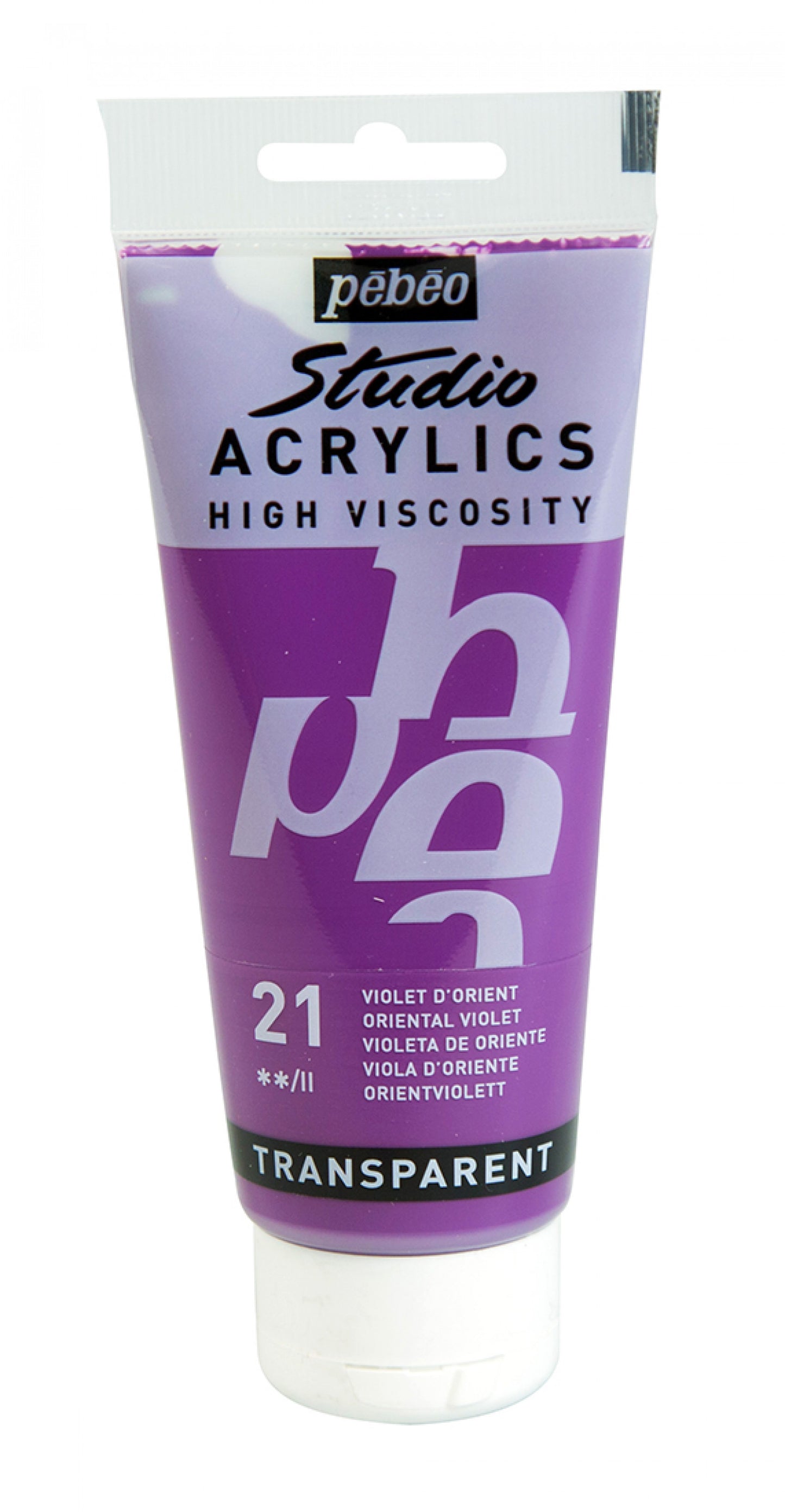 ACRILICA PEBEO STUDIO HV  100ML 21 VIOLETA ORIENTAL 831021