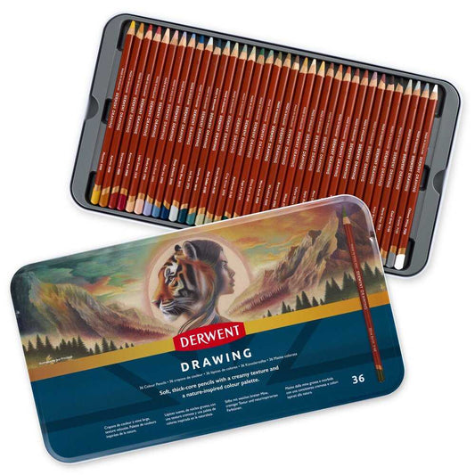 LAPIS ESBOÇO DERWENT DRAWING 36 CORES