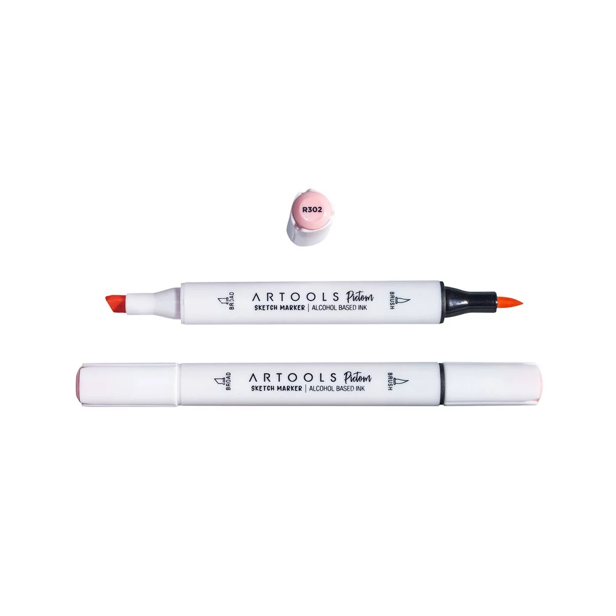 MARCADOR ARTOOLS PICTOM PONTA DUPLA FRUIT PINK (R302)