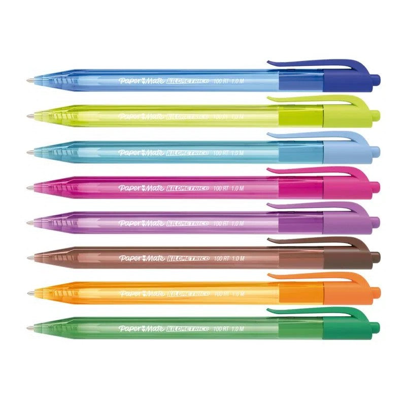 CANETA ESFEROGRAFICA PAPERMATE KILOMETRICA C/ 24 CORES 100RT