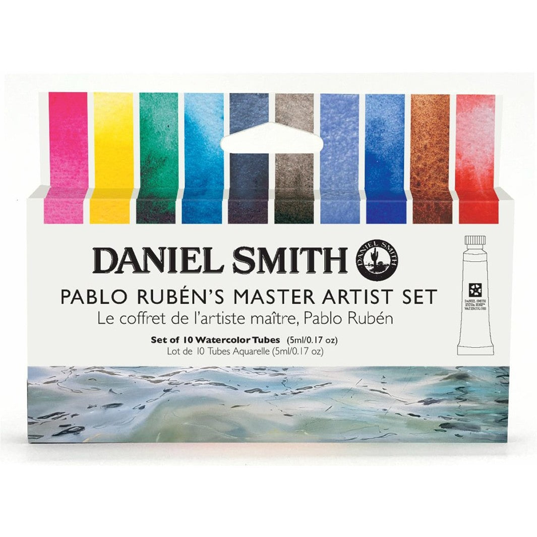 ESTOJO AQUARELA DANIEL SMITH PABLO RUBENS MASTER SET C/ 10 Tubos